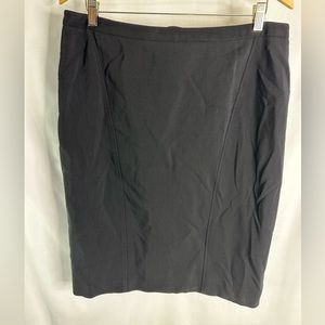 Giorgio Armani Womens Vintage Knee Length Pencil Skirt Black Sz 48(2XL) R0.